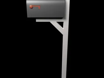 American Mailbox 3D model
