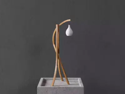 Floor Lamp  Low-poly 3D model