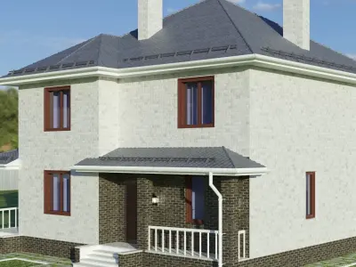 3d model of a cottage 3D model