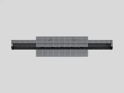 crystal led light 3D model
