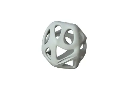 SciFi Cube Object No 18369 Low Poly Shape Texture