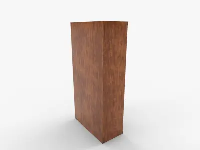 Mission Alder Bookcase 3D model