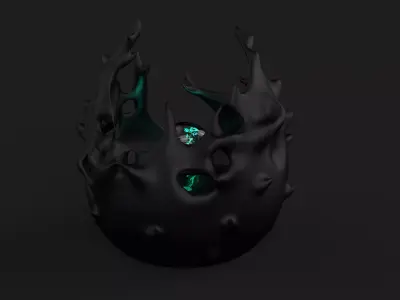 LIGHTING DESIGN WITH INTEGRATED MICROORGANISMS 3D print model