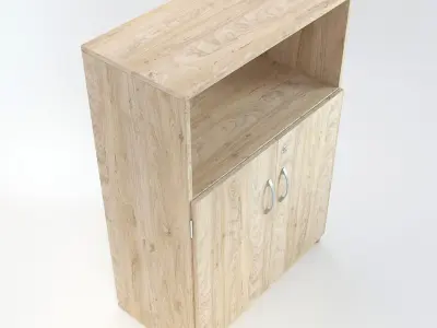 Wooden Cabinet 13 3D model