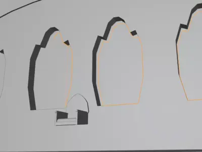 Kingdom church with four windows 3D model