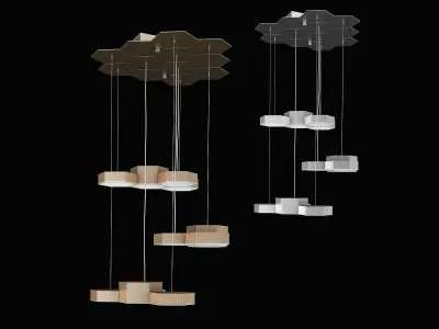 75022x Favo Lightstar Hanging Lamp 3D model