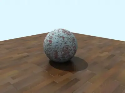 Directional light sample scene Free 3D model