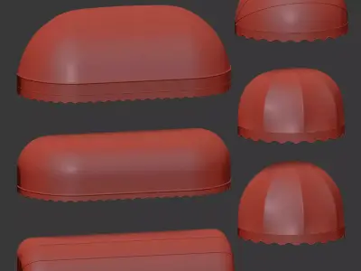 Marquise rounded 3D model