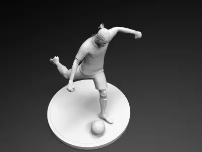 Eder footballer stl file ready for 3d printing 3D print model