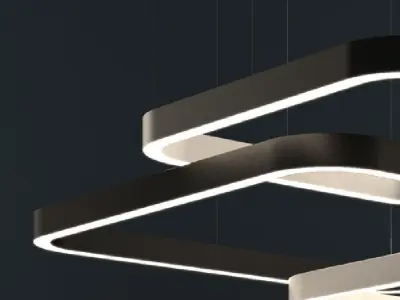 Ceiling Light Frame by Forstlight 3D model
