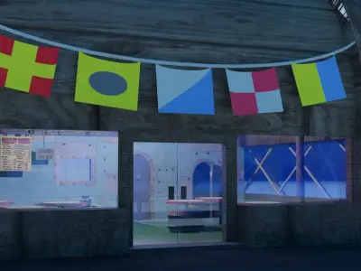 Krusty Krab Low-poly 3D model