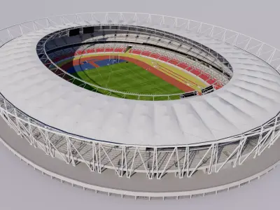 National Athletics Centre Budapest Hungary 3D model