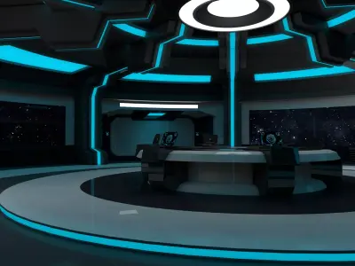 Sci Fi Room 3D model