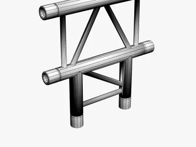 Beam Truss Cross and T Junction 134 Free 3D model