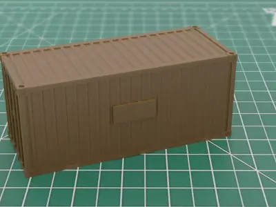 ISO Container 3D Print 3MF File 3D print model