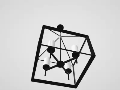 Pendant Lighting Low-poly 3D model