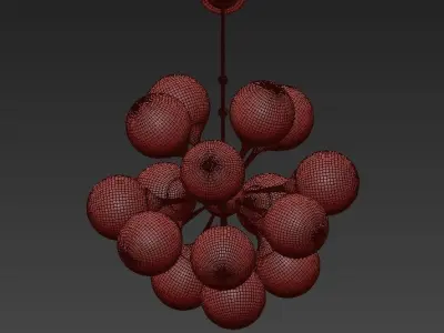 Visual Comfort Lighting Cristol Large Tiered Chandelier 3D model