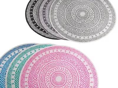 NORTHRUGS Giro round rug  3D model