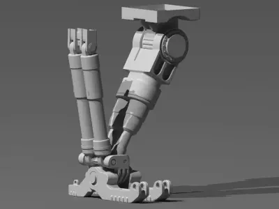 Spaceship Landing Gear 3D model