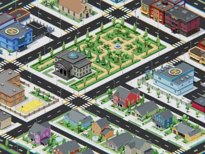 Low Poly City Pack purchase