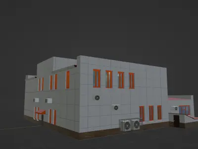  City Mall post-USSR Kazakhstan 3D model