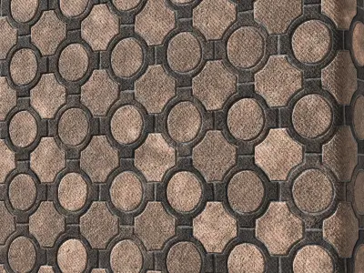 Seamless Tile Material 27 3D model