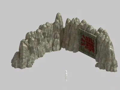 Mountain Sculpture - Shek Pik 32 3D model