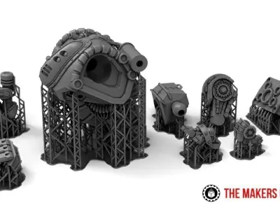 Dark Techno Gorillax Obsidion Automata 3D print model