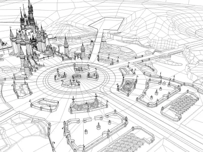  Cinderella Castle and Grounds 