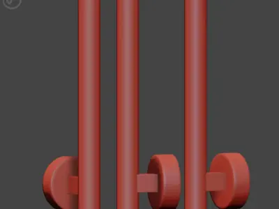 Zumaline Loya Wall Lamp 3D model