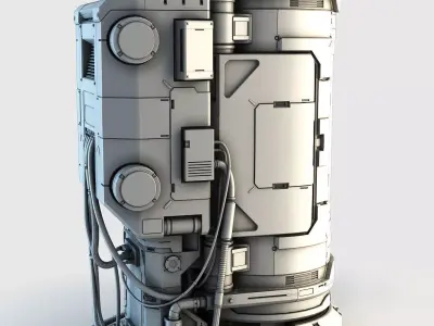 Sci-Fi Elements 3D model