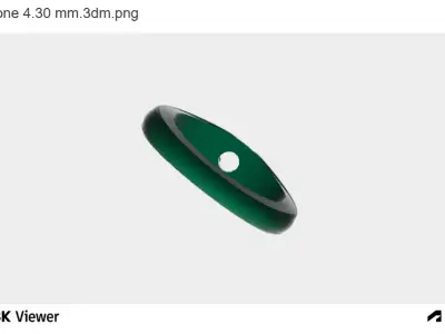 Elegant Diamond Ring 3D print model