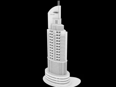 Emaar Towers 3D model