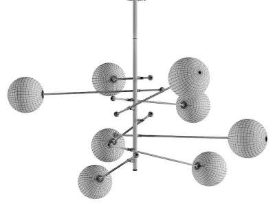 Lampatron Katrin chandelier 3D model