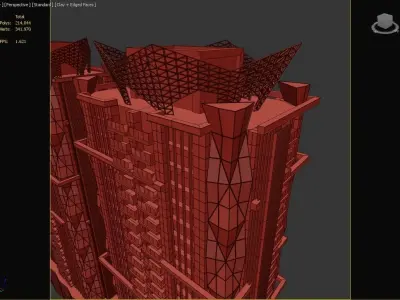 DIAMOND TOWERS TAIWAN TAIPEI  3D model
