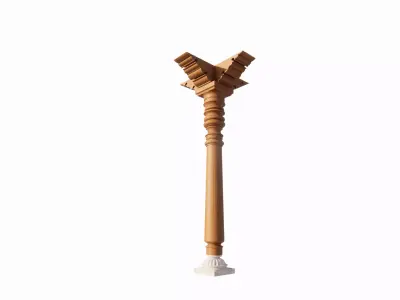 Chettinad Column 3D model