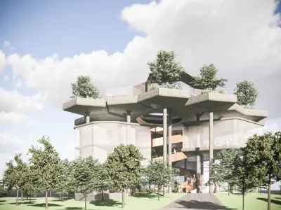 SOLAR ENERGY EXHIBITION CONCEPTUAL ARCHITECTURE DESIGN 3D model