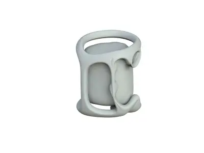 SciFi Shape Object Low Poly Low-poly 3D model get
