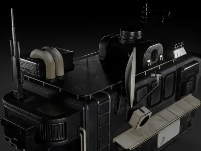 Sci-Fi Watchtower 3D model