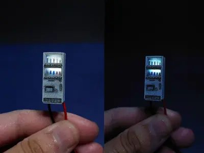 1-64 Scale 90s Japanese vending machine 3D print model