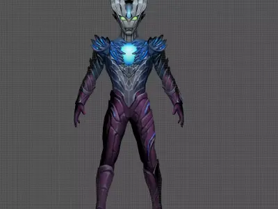 Ultraman Saga 3D Model 3D model