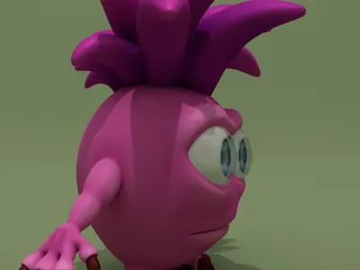 Cartoon Monster Freddy 3D model