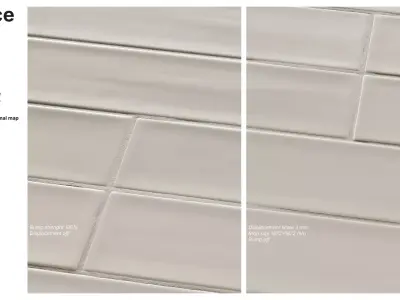 Subway Tile in Double Running Bond Texture