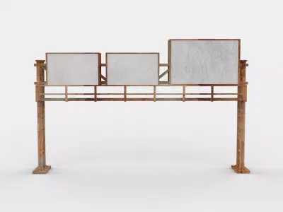 Highway Sign  3D model