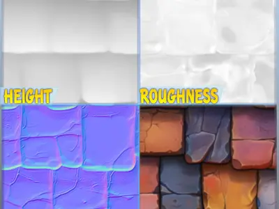 Stylized Roof Seamless Texture Texture