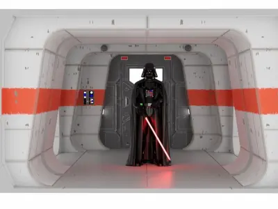 Rogue One - Profundities Hallway - Complete set 1-18 scale 3D print model