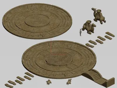 Desert Palace - Site - Camel 3D model