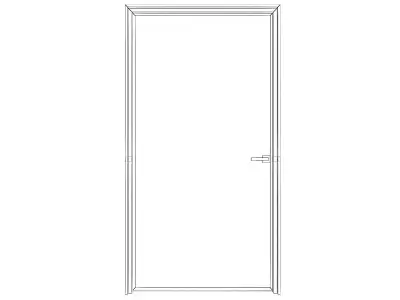 Glass Door 2 3D model