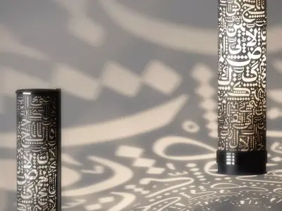 ceiling and wall light  arabian style  3D model
