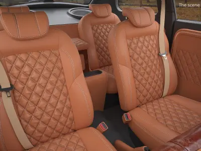  Volkswagen Baja Concept Rally Style Vehicle Silver Rigged for Maya 